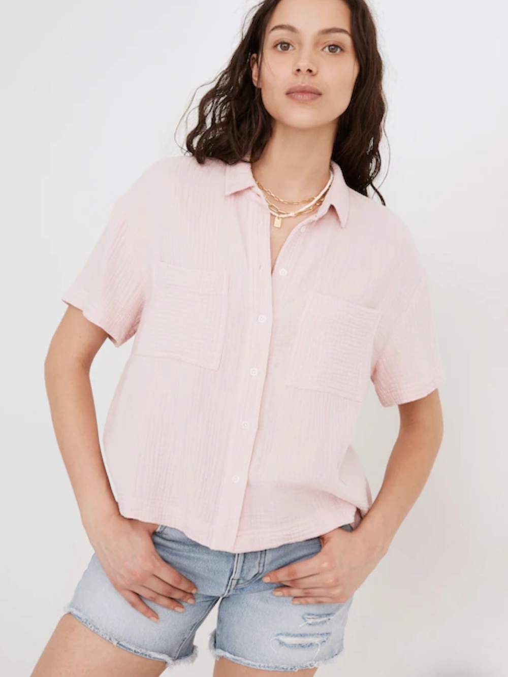 Madewell Lightspun Beachside Shirt - Picture 2 of 9